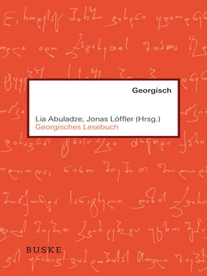 cover image of Georgisches Lesebuch